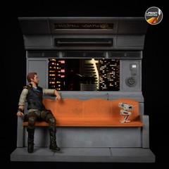 Coruscant Train Ride Diorama for 6 IN Figures