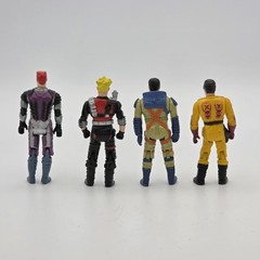 Lot of 4 – 1980s Kenner M.A.S.K. Figures Malloy Lopez Turner Sludge MASK