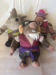 tmnt mutant mayhem rocksteady & Bebop 8” Plus With Splinter