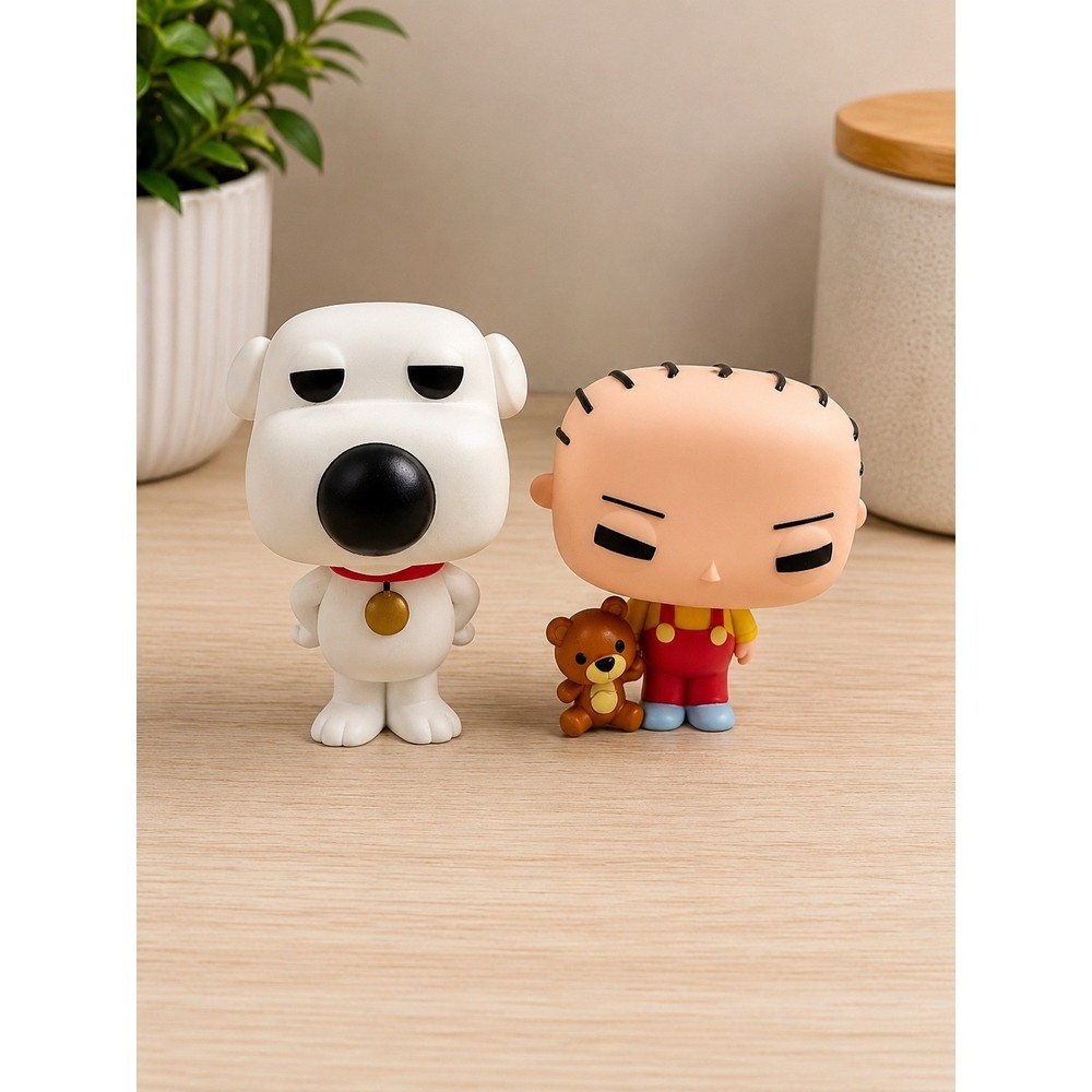 Funko Pop Family Guy Brian Griffin 32 Stewie 34 Rupert Lot Vaulted Loose