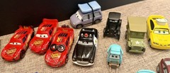 Disney Pixar The World of Cars Burning Up the Track Case & 34 diecast Cars rare