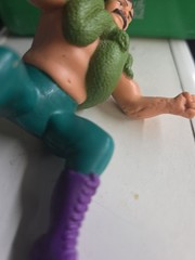 1987 WWF LJN Jake The Snake Roberts Thumb Wrestler Wrestling Figure used wear
