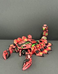 3D Printed Articulated Cyber Scorpion by Flexi, 9″ Full Articulated Fidget Toy