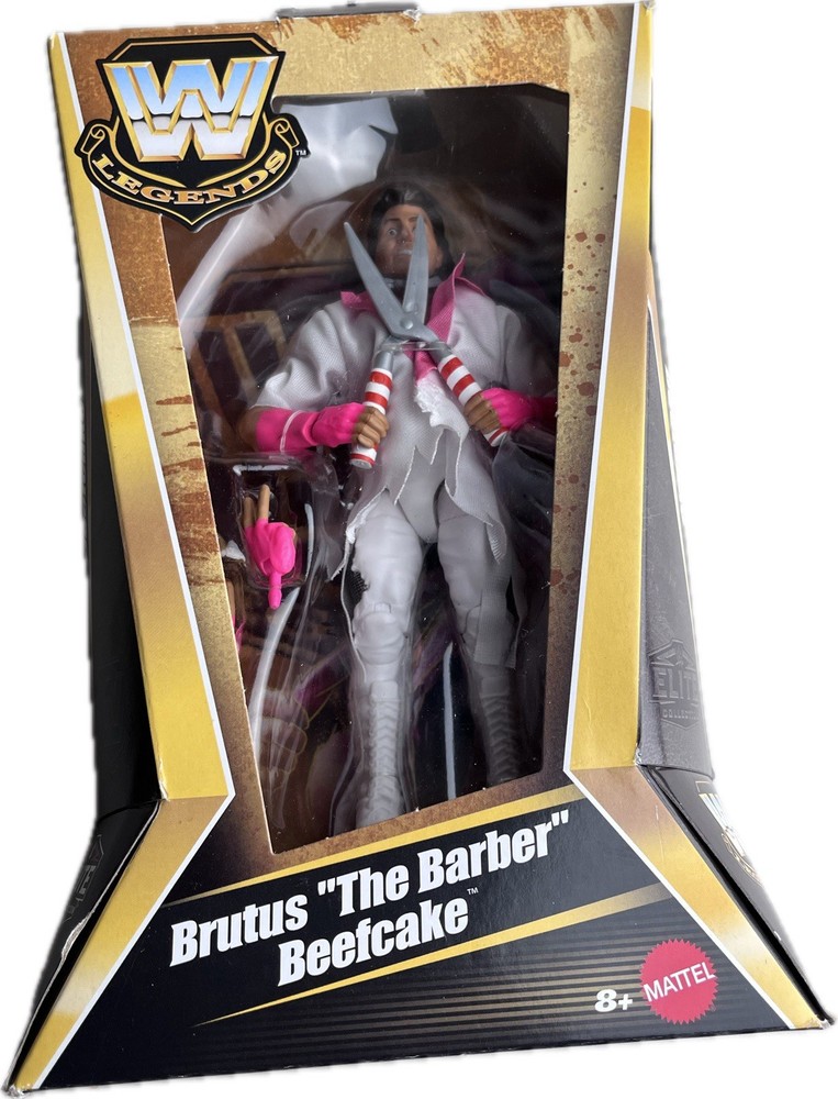 WWE Legends Elite Greatest Hits Brutus The Barber Beefcake Action Figure Mattel