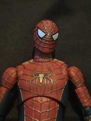 Bandai SH Figuarts Tobey Maguire Spider-Man Action Figure Loose Missing Webs