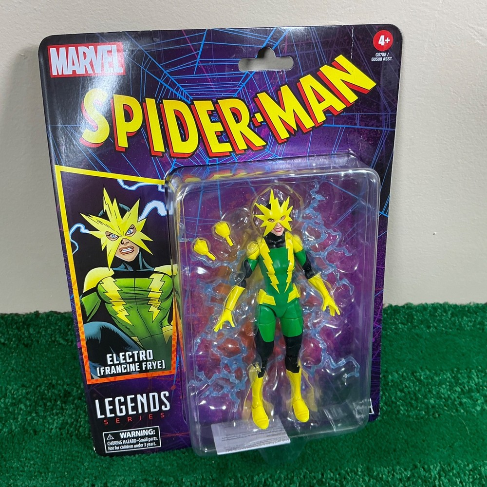 New-Spider-Man Marvel Legends Electro (Francine Frye) 6-Inch AF BY HASBRO