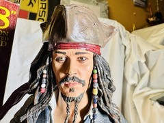 NEW Open Box Talking 18” Jack Sparrow Pirates of the Caribbean Black Pearl NECA
