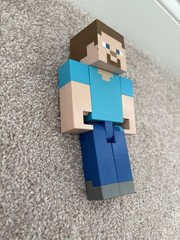 Minecraft Steve 8.5″ Inch Poseable Action Figure Big Scale Toy Mattel 2017