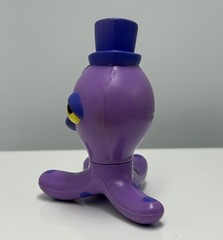 Powerpuff Girls Octi Octopus PVC Figure w Top Hat Purple 2000 Cartoon Network