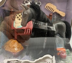 Royal Breeds Black Friesian Horses 85105 Play Set And Extras Lanard Toys New