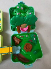 VTG Pokemon Playset x2 Polly Pocket Charmander, Squirtle, Goldeen TOMY 1997