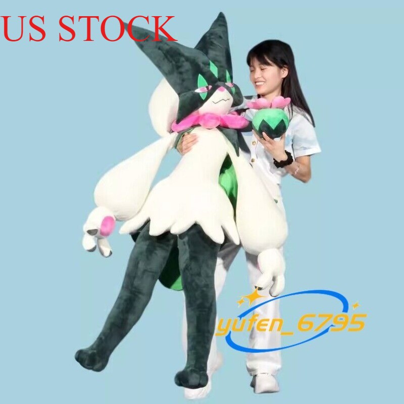 Meowscarada Giant Plush Doll 150cm Stuffed Cotton Soft Pillow Xmas Gifts 1:1 New