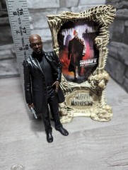 McFarlane Movie Maniacs Shaft Samuel L Jackson 7” Figure Nick Fury Custom
