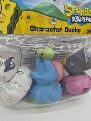 Spongebob Squarepants Ducks Set Of 3 NEW Doodlebob Gary Pearl Jeep Rubber Ducks