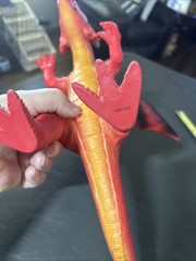 DRAGON 18” Long Red/Orange 2018 Polyester Material Toys R Us Rare SEE PHOTOS