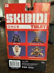 Skibidi Toilet Detainer Astro Toilet Figure Bonkers Toy Co 2025 New In Box