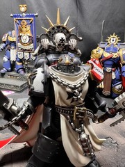 Warhammer 40k Customized Joytoy parts Black Templar Champion 1 sculpt