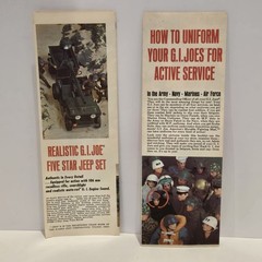 Vintage How To Uniform Your GI Joes For Active Service, Have Fun With Equipment