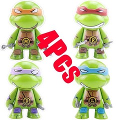 4PCS Ninja Turtles Action Figures Set Movable Model Limited Edition Toy