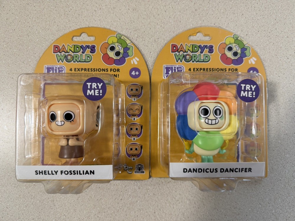Dandy’s World CultureFly Dandy & Shelly Flip Ems Collectible Toy