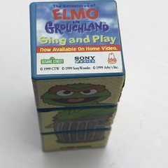 Vintage Sesame Street Figures Muppets Grover Big Bird Die Cast Toys Cake Toppers