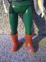 70’s Kamen Rider Japan Soft Vinyl Bandai Popy 11″ Figure w/Mask Belt Scarf VG