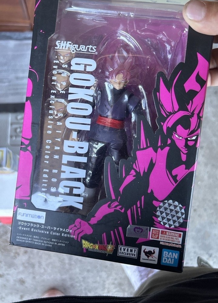 S.H.Figuarts Goku Black Dragon Ball Super Action Figure Event Exclusive