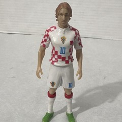 Luka Modric Croatia #10 Soccer Action Figure 4 in Plastic White Red Green