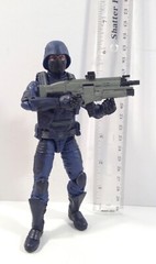 Action Force Assault Rifle Scar type gray w/ launcher 1:12 gun weapon accessory