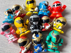 Power Rangers Legends Mini Figure Lot Set Bandai Japan Cake Topper Size Toy Rare