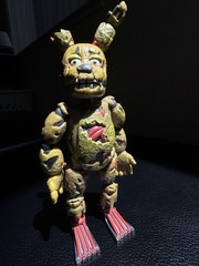 Funko 2016 & 2017 Three 5’ inch Figure Set: Springrap, Ennard, and Lolbit.