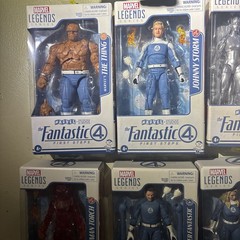 Marvel Legends FANTASTIC FOUR FIRST STEPS Complete 6 Figures NEW FREE SHIPPING
