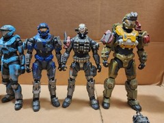 MCFARLANE TOYS Halo Reach Noble Team Action Figures All Six Complete