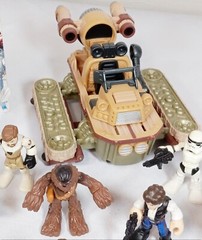 Lot Of 15 Star Wars Galactic Heroes Figures And Vehicle Mixed Years Taun Taun