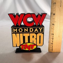 WCW Monday Nitro TNT 4″ Standing Display Piece wwe wwf night wars figures