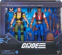 G.I. Joe Classified 6″ Figure David Red Dog Taputapu & Varujan Taurus Ayvazyan