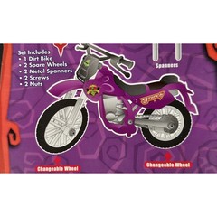VTG Dr. Seuss How The Grinch Stole Christmas Extreme Dirt Bike Bendable Figure