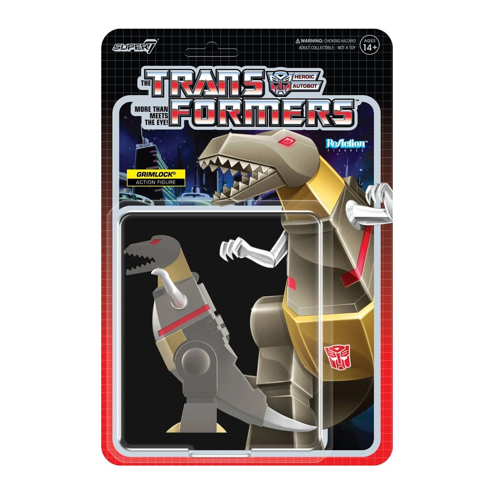 Grimlock – Metallic – Transformers – Wave 8 – ReAction Figures – Super7