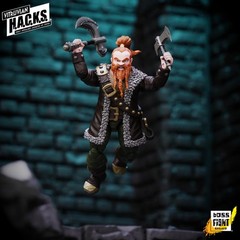 Grimgrom (Dwarf Mercenary) 1/18 Scale Collectible Vitruvian H.A.C.K.S. Action
