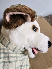 Vintage Wishbone Dog Plush 12″ PBS Jack Russell Terrier w/ Hat Cape Costume 1996