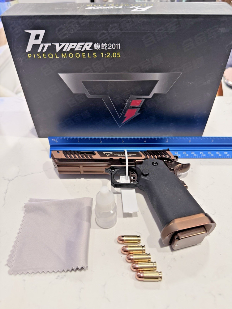 TTI Pit Viper 1:2 metal gun Tarun Tactical John Wick toy pistol Collectible A++