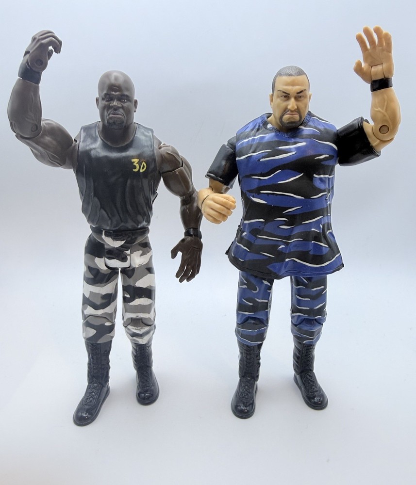 WWF/WWE Jakks 2 Pack Figure Set: Wrestlemania 2000 First App Winners Dudley Boyz