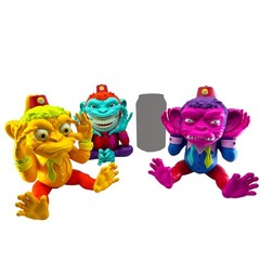Artist Ron English “More Evil Monkeys” Glow- Golem Art- 2023 limited 200 sets