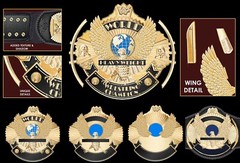 WWF Ljn Scale Winged Eagle Hand-Made Wrestling Figure Belt