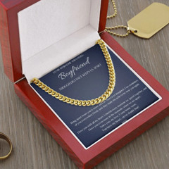 Boyfriend Long Distance Gift, Boyfriend Necklace Personalized, Boyfriend Necklac
