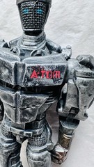 Real Steel Atom Robot Action Figure Gray/Black Plastic