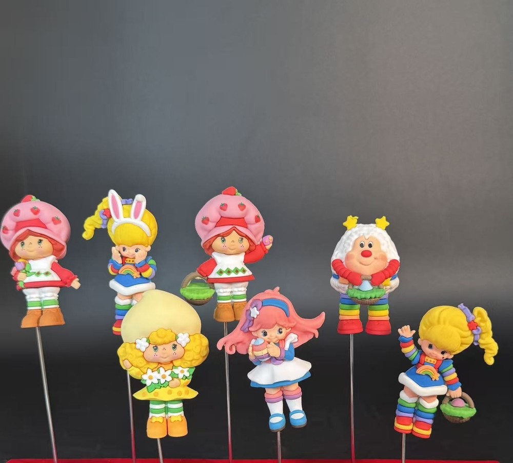 Strawberry Shortcake Vintage Silicone Figurine Collectable Figures