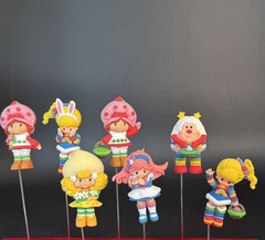 Strawberry Shortcake Vintage Silicone Figurine Collectable Figures