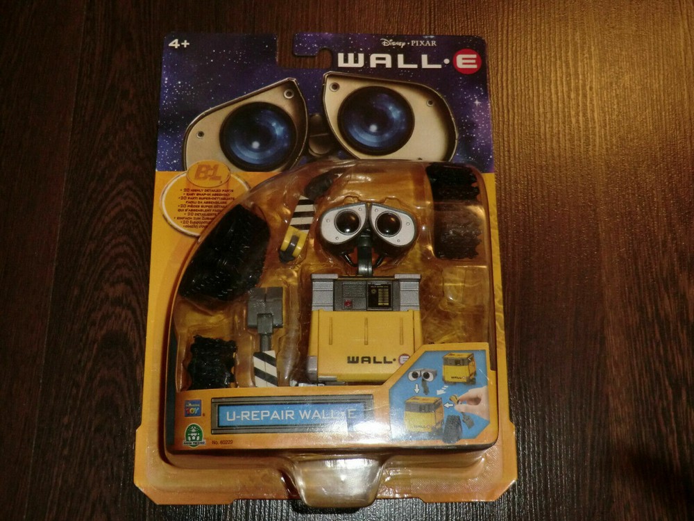 ThinkWay Toys Disney PIXAR WALL-E U-Repair WALL-E Toy Action Figure – NEW Sealed