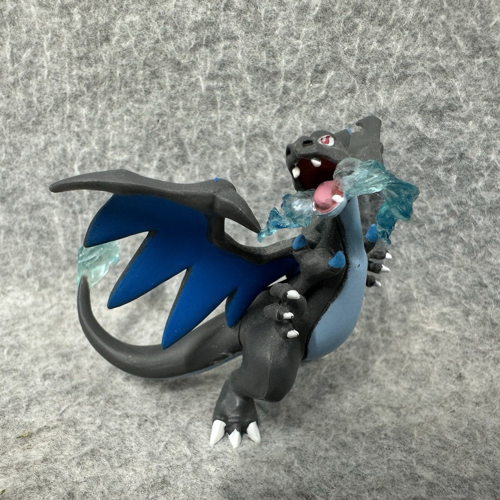 Pokemon TCG Mega Charizard X 2” Mini Figure Blue Flame Collectible